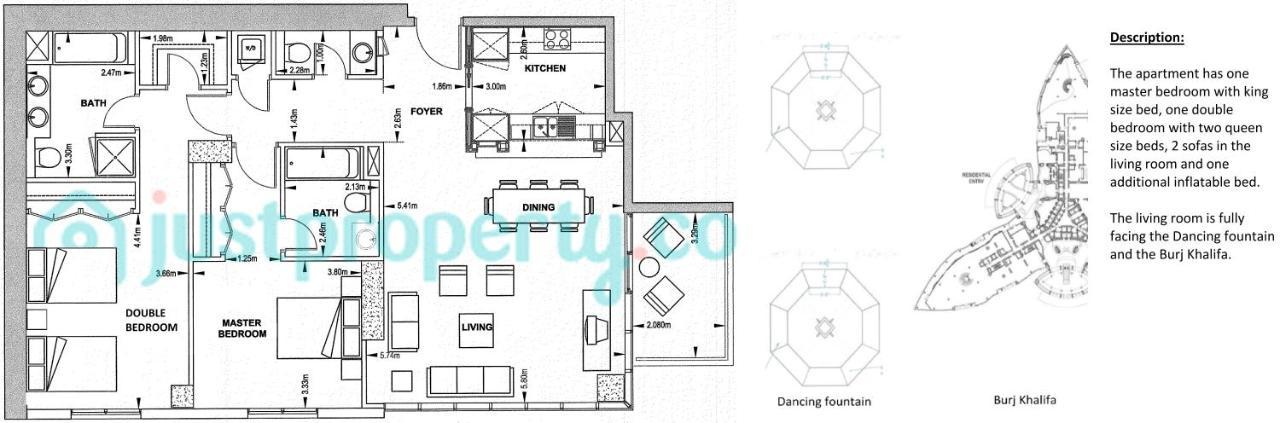 Elite Royal - Full Burj Khalifa & Fountain View - Pearl Apartamento